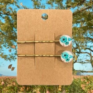 NEW Pretty Poppies Design Bobby-pin Set